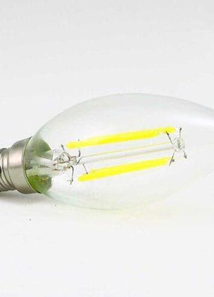 Світлодіодна лампа biom fl-306 c37 4w e14 4500k2 фото