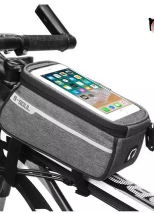 Вело сумка b-soul, велосумка на раму, для телефону