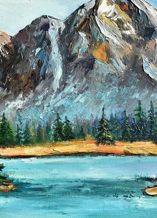 Гірський краєвид з гірською річкою, оргаліт, 40х507 фото