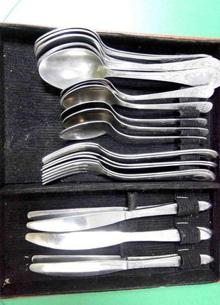 Столові прибори б/у набір столовий 24 предмета