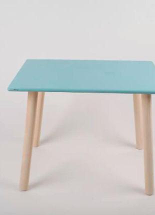 Детский набор стол и стул голубой. экопродукт.5 фото