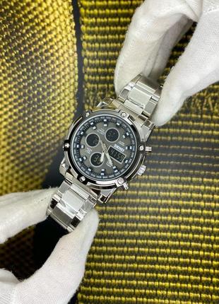 Чоловічий кварцовий аналоговий розкішний наручний годинник skm...5 фото