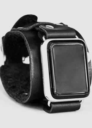 Кожаный ремешок для apple watch, 3 4 5 6 7 8 9 se ultra ultra 2, 38 40 41 42 44 45 49 мм, код 15525 фото