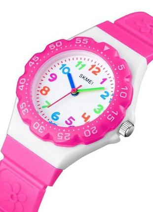 Кварцовий дитячий годинник skmei 1483pk pink