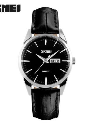 Skmei 9073sibk-s silver-black lady