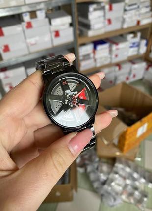 Годинник у вигляді колеса, що крутиться skmei 1787rd red7 фото