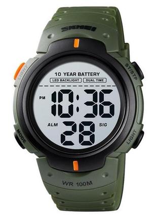 Skmei 1560 green-orange