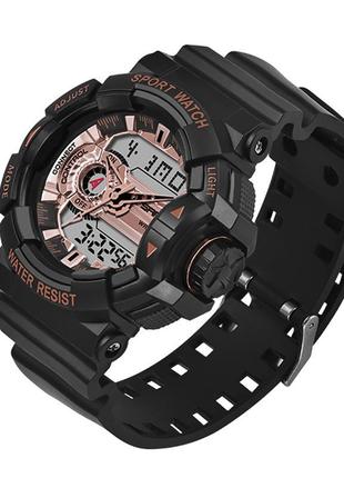 Sanda 599 black-rose gold