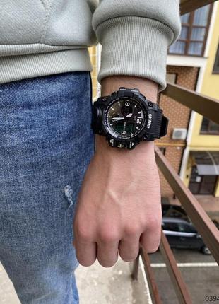 Чоловічий спортивний годинник skmei 1155 black6 фото