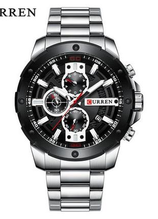 Curren 8336 silver-black