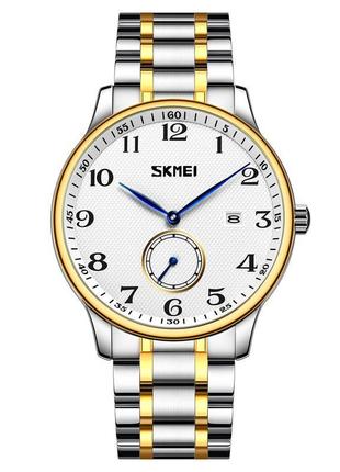 Skmei 9297gdsi-ac gold-silver numbers