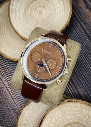 Классические кварцевые мужские наручные часы с браслетом из на...3 фото