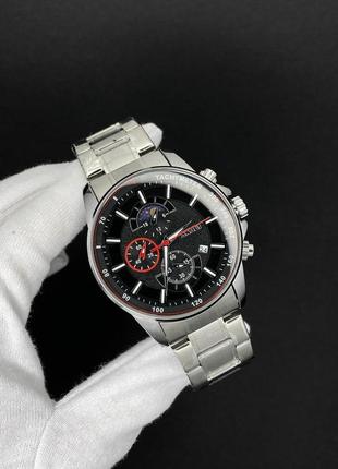 Классические кварцевые мужские наручные часы с браслетом из на...4 фото