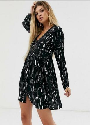 Платье свободного кроя asos.