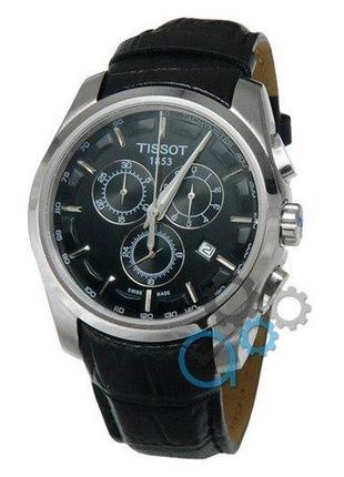 Tissot t-classic couturier chronograph black-silver-black