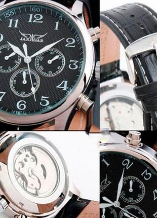 Jaragar чоловічі класичні механічні годинники jaragar elite bl...9 фото