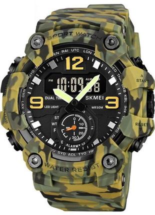 Skmei brave (skmei 1965cmgn camo green)2 фото