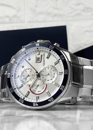 Чоловічі годинники quantum adg 672.330 silver-white6 фото