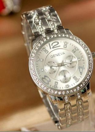 Geneva жіночий годинник geneva silver3 фото