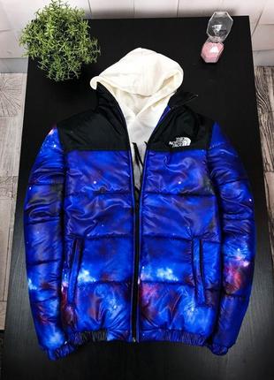 Куртка tnf фиолетового цвета  7-395