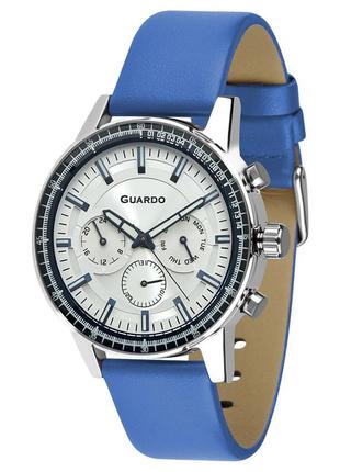 Мужские часы guardo 012287-3 blue-silver