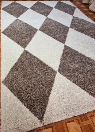 Пухнастий килим solo 2х33 фото