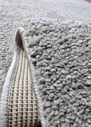 Пухнастий килим з високим ворсом однотонний luxury 2х33 фото