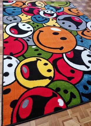 Дитячий килим смайлики 1.20х1.702 фото