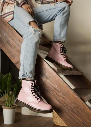 🌺🌺🌺dr martens pink🌺🌺🌺жіночі черевики доктор мартінс демісезонні