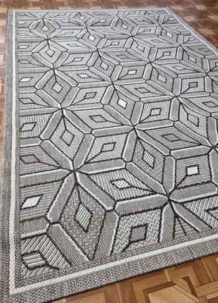 Безворсовий килим рогожка trio 1.33х1.902 фото