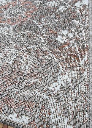 Безворсовий килим рогожка trio 0.60х13 фото