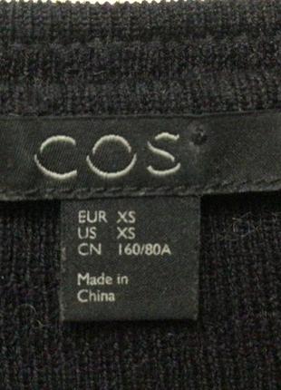 Красивое черное платье,  cos 10