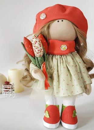 Мастер класс текстильная кукла "весняночка" (пдф формат +видео+набор всех материалов.))1 фото