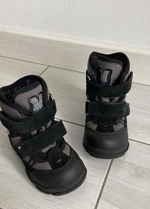 Зимові чобітки geox mini-men 23 розмір 14.5 см