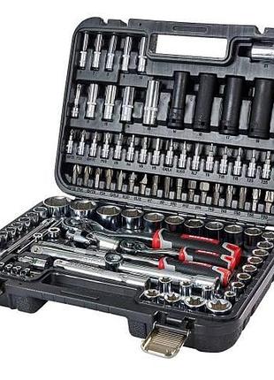 Набір головок торцевих 1/4″ та 1/2″ 111 предметів vitals maste...
