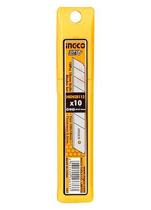 Леза для ножів, сегментні, 18 мм, 10 шт. ingco super select