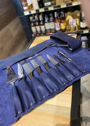 Шкіряна сумка чохол для ножів