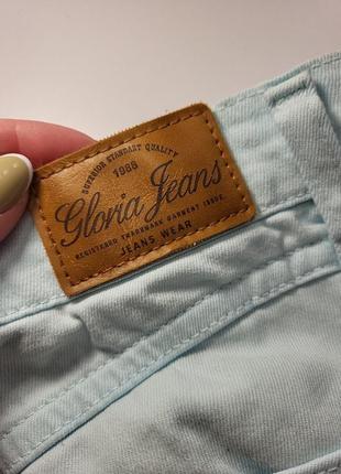 Джинсы gloria jeans  37 164 голубые светлые скинни слим посадка весна лето зауженные узкие узкачи по фигуре по ножке обтягивающие джеггинсы mom мом9 фото