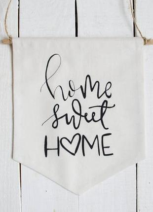 Настенный баннер декор для дома: home sweet home2 фото