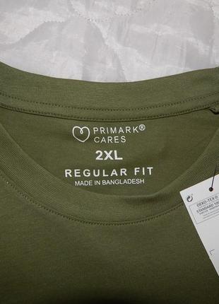 Чоловіча футболка primark cares оригінал р.50 066fmls (тільки в зазначеному розмірі, тільки 1 шт.)6 фото