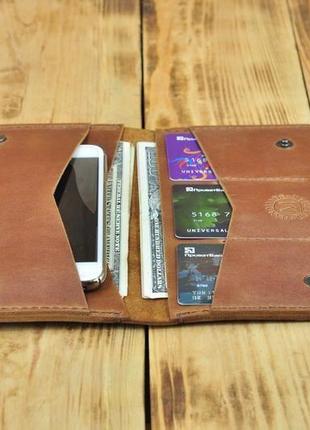 Портмоне гаманець для телефону, документів, грошей4 фото
