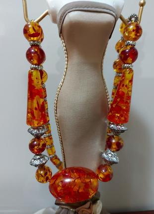 Вінтажне намисто, люцит