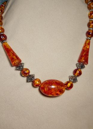 Вінтажне намисто, люцит