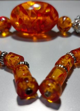 Вінтажне намисто, люцит