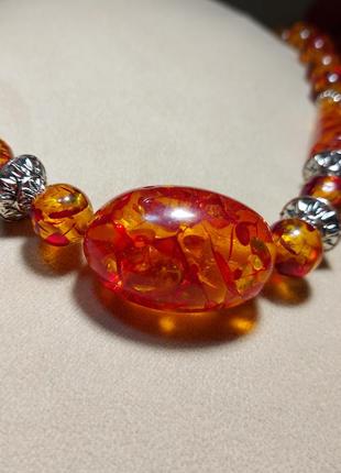 Вінтажне намисто, люцит