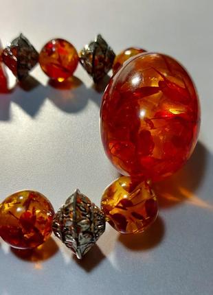 Вінтажне намисто, люцит