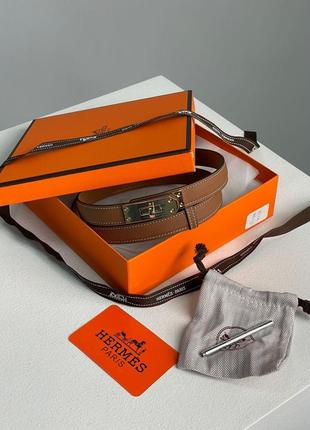 66140 шкіряний пояс ремінь в стилі hermes