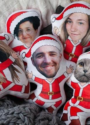 Новогодняя подушка, новогодние игрушки, корпоративные подарки, именные подарки,...