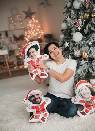 Новогодняя подушка, новогодние игрушки, корпоративные подарки, именные подарки,...