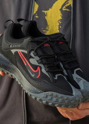 Чоловічі кросівки nike acg mounting fly 2 black red grey 41-43-44-45